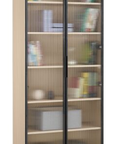 艾維斯2.7尺鋁門書櫥